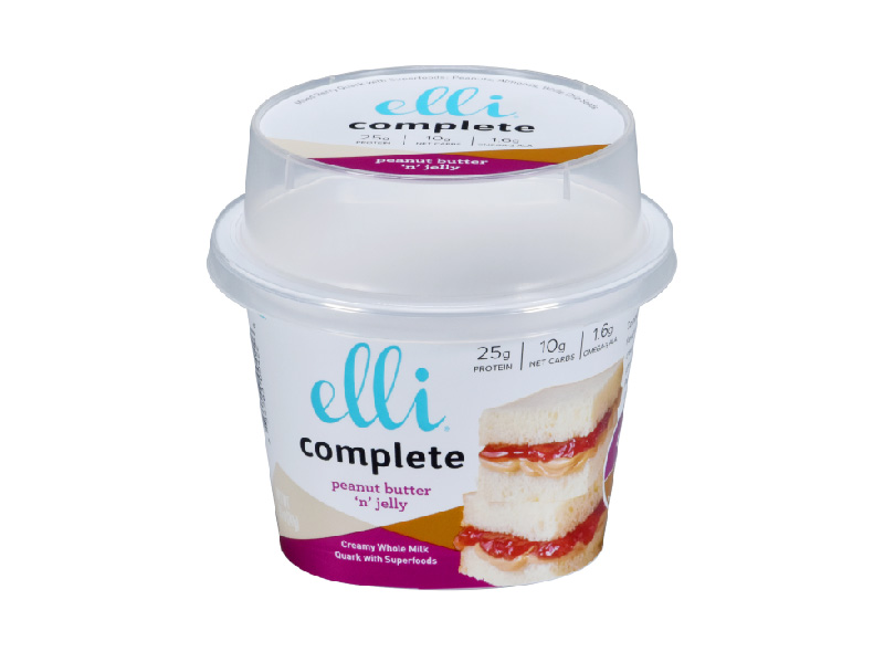 230g Rotonda IML Plastica Tazza di Yogurt Con Alto Altezza Coperchio