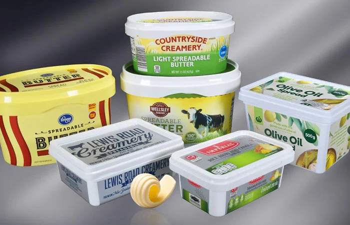 Industria dell'imballaggio IML per burro e margarina